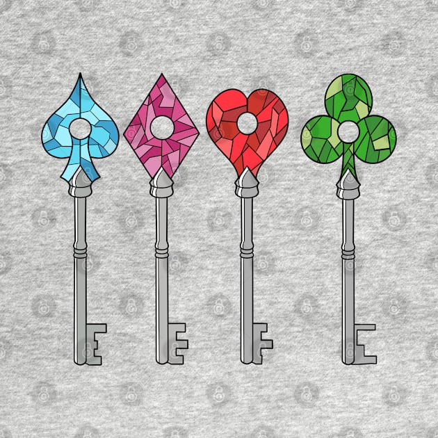 Resident Evil RPD Keys by BretBarneyArt